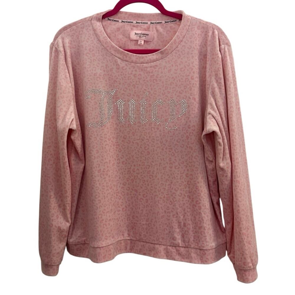 Juicy Couture Sleepwear Top Jr. Size X L Super Soft Plus with Rhinestone Logo